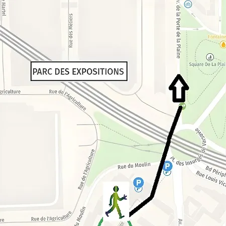 Climatise Paris Expo Porte De Versailles - Dome De Paris , Near Transportation Links Apartment